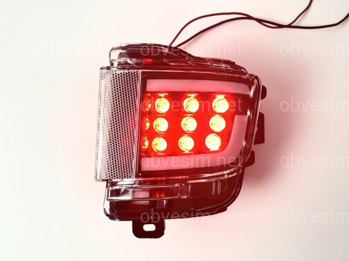 LED задні габарити (туманки) Toyota Land Cruiser 200 2015-2022 димчасті, 2шт.