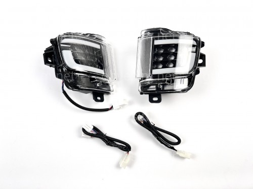 LED задні габарити (туманки) Toyota Land Cruiser 200 2015-2022 димчасті, 2шт.