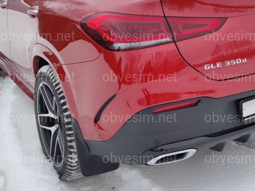 Бризковики Mercedes GLE C167 2019+ AMG БЕЗ ПІДНІЖКИ, КРІМ AMG 53 63s! комплект 4 шт.