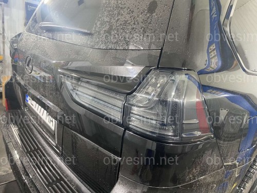 Задні ліхтарі Black Vision Lexus LX 570 450D 2016 - 2022 4шт.
