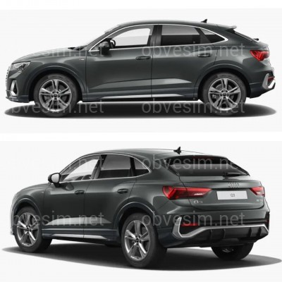 Бризковики Audi Q3 SPORTBACK 2020+ комплект 4 шт.