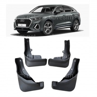 Бризковики Audi Q3 SPORTBACK 2020+ комплект 4 шт.