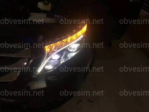 Full led фари стиль OEM Mercedes Benz W447 Vito / V-class / Metris (ліва+ права) комплектні з блоками