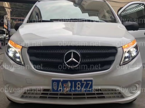 Full led фари стиль OEM Mercedes Benz W447 Vito / V-class / Metris (ліва+ права) комплектні з блоками