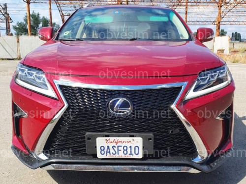 Фари Full LED 3 лінзи Lexus RX 350/450H 2012-2015 у стилі рестайлінг 2020
