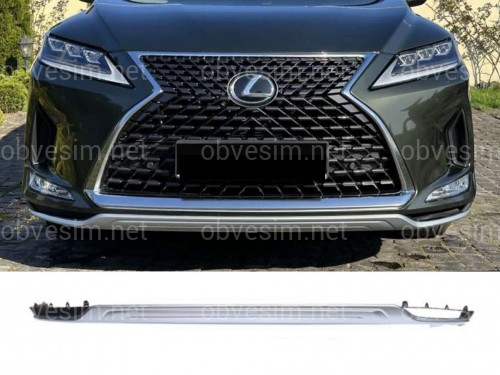 Накладка спідниця переднього бампера OEM Lexus RX 2019+