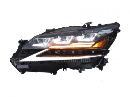Фари FULL LED 3 лінзи Lexus GS рестайлінг 2016+