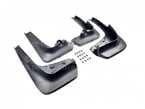 Бризковики під підножку  BMW X6 E71 07-13 / F16 14-18 комплект 4шт.