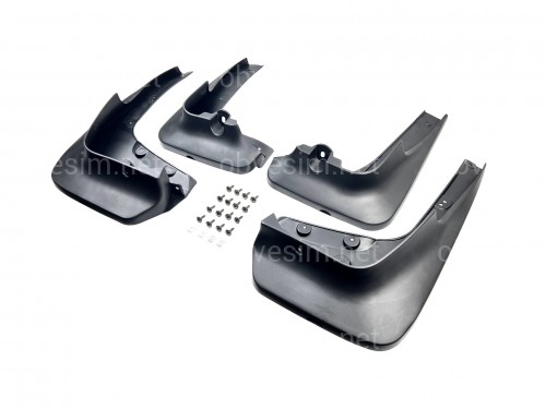 Бризковики під підножку  BMW X6 E71 07-13 / F16 14-18 комплект 4шт.