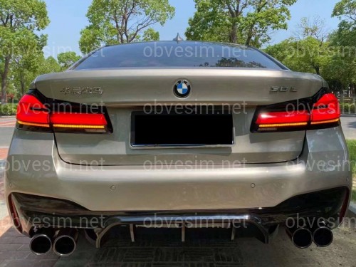 Комплект обвісу рестайлінгу в стилі M5 LCI 2020+ для BMW 5 series G30 2016-2020