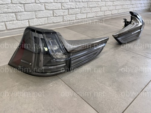 Задні ліхтарі Black Vision Lexus LX 570 450D 2016 - 2022 4шт.