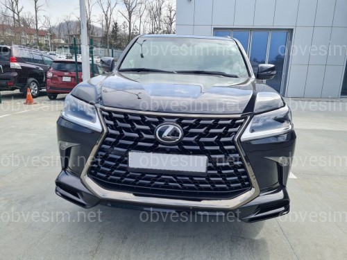 Протитуманні фари Superior Black Lexus LX 570 2016-2022 2шт