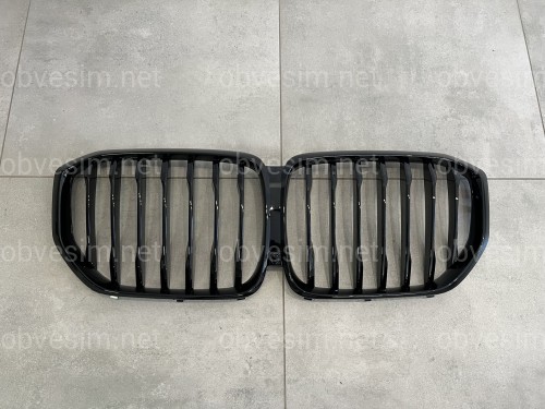 Решітка радіатора ніздрі M-Perfomance стиль BMW X5 G05 2019-2022 чорний глянець