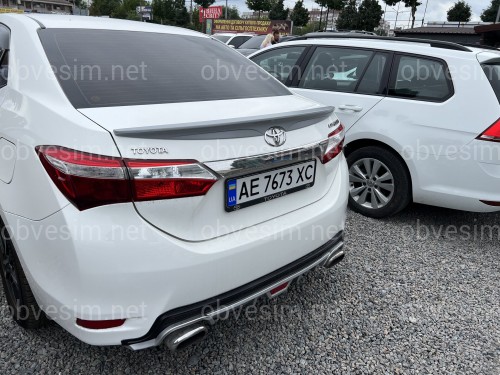 Спойлер ліп багажника Toyota Corolla ЄВРОПА 2013-2018 ABS пластик під фарбування