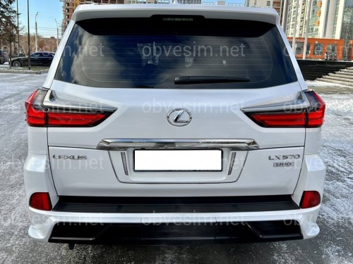 Обвіc комплект TRD SUPERIOR Lexus LX 570 450d 2015-2022 ABS пластик колір чорний