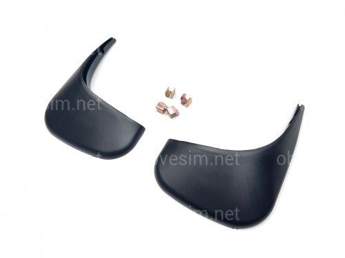 Бризковики задні Volkswagen Touran/Caddy 2003-2015, комплект 2шт.