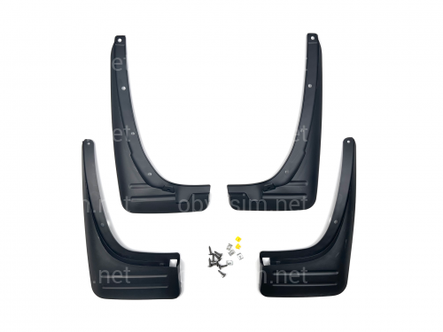 Бризковики для Toyota Rav4 2001-2005 без розширювачів арок, комплект 4шт.