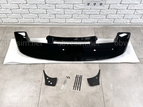 Спойлер козирок Toyota Land Cruiser 100 / Lexus LX 470 1998-2007 ABS пластик колір чорний, модель Maxi
