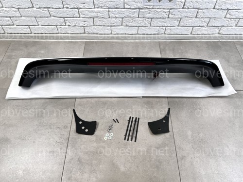 Спойлер козирок Toyota Land Cruiser 100 / Lexus LX 470 1998-2007 ABS пластик колір чорний, модель Maxi