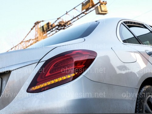 Задні LED ліхтарі рестайлінг 2019 для Mercedes-Benz C-class W205 2015-2021 2шт.