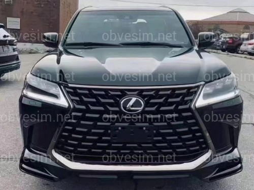 Хром молдинг на решітку TRD / SAMURAI Lexus LX 570 2016+ темний хром
