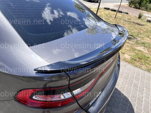 Спойлер лип SRT Dodge Dart 2012-2017 ABS пластик, колір чорний глянець