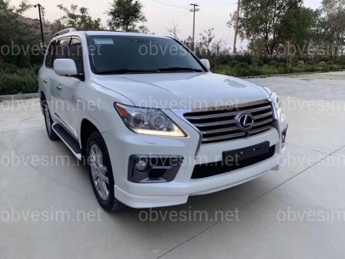 Комплект обвісу F-SPORT для Lexus LX 570 рестайлінг 2012+, колір білий