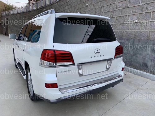 Комплект обвісу F-SPORT для Lexus LX 570 рестайлінг 2012+, колір білий