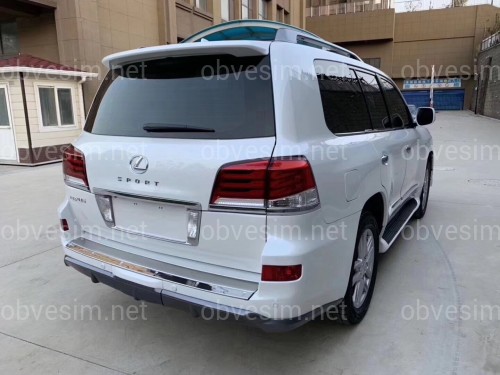Комплект обвісу F-SPORT для Lexus LX 570 рестайлінг 2012+, колір білий