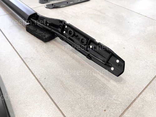 Рейлінги на дах Toyota Land Cruiser Prado 150 2009-2023 якість оригіналу (алюміній 2шт.) КОЛІР ЧОРНИЙ