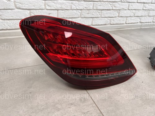 Задні LED ліхтарі рестайлінг 2019 для Mercedes-Benz C-class W205 2015-2021 2шт.