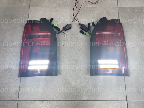 Задні LED ліхтарі стиль Multivan T6.1 2020+ для Volkswagen T6 2015-2019 ляда 2шт.