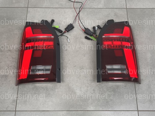Задні LED ліхтарі стиль Multivan T6.1 2020+ для Volkswagen T6 2015-2019 ляда 2шт.