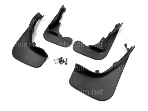 Бризковики Mercedes-Benz B Class W245 2006-2011, комплект 4шт.