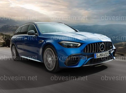 Передній бампер у стилі C63 AMG для Mercedes-Benz C-class W206 2021-