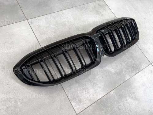 Решітка радіатора ніздрі M-Look для BMW 3 Series G20 / G21 2018-2022 черный глянец