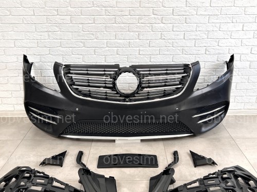 Бампер передній AMG Mercedes V Class Vito Metris W447 2014-2023