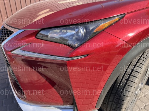 Бампер передній F-Sport Lexus NX 2014-2016 (бампер, спідниця, решітка, хром)