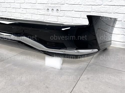 Обвіс тюнінг заднього бампера Lexus LX 570 2015-2022 колір чорний 202