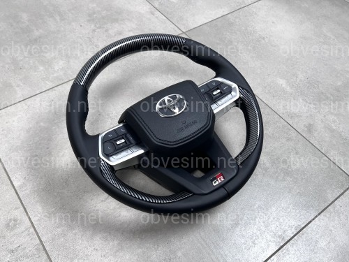 Кермо у зборі під карбон Toyota Land Cruiser 200 / Prado 150 у стилі LC 300 GR