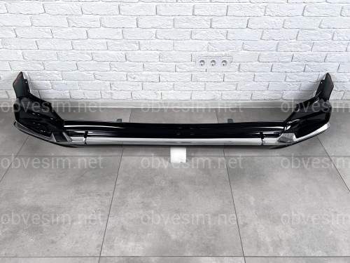 Обвіс тюнінг переднього бампера Lexus LX 570 2015-2022 колір чорний 202
