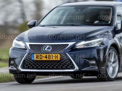 Решітка радіатора з хромом рестайлінг 2017+ для Lexus CT200h 2014-2022