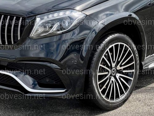 Комплект обвісу GLS63 AMG Mercedes Benz GLS class X166 2015-2018