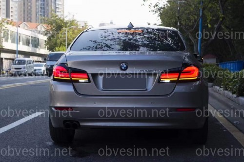 Задні ліхтарі стиль рестайлінг G30 2020+ для BMW 5 series F10 2010-2016, комплект 4шт.