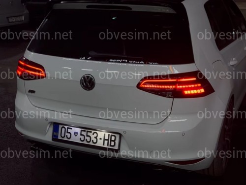 Задні LED ліхтарі стопи Volkswagen Golf 7 хетчбек 2012-2016