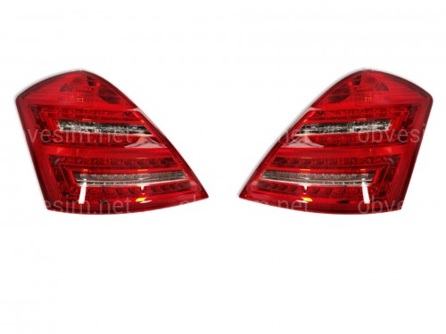 Задні ліхтарі рестайлінг для Mercedes-Benz S-class W221 2005-2013 2шт.