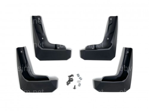 Бризковики Toyota bZ4X 2022+, комплект 4 шт.