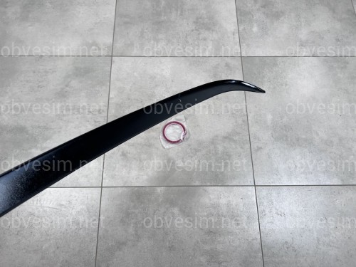 Спойлер лип багажника BMW series 5 E60 2004-2009 ABS пластик, колір чорний глянець