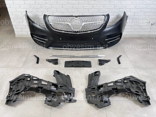 Бампер передній AMG Diamond Mercedes V Class Vito Metris W447 2014-2023