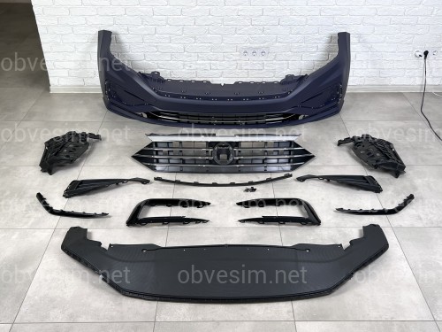 Передній бампер у зборі R-Line для Volkswagen Jetta 7 2018-2022